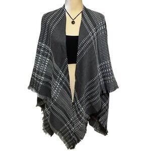 NWOT Knit Poncho-Ruana for Women OS